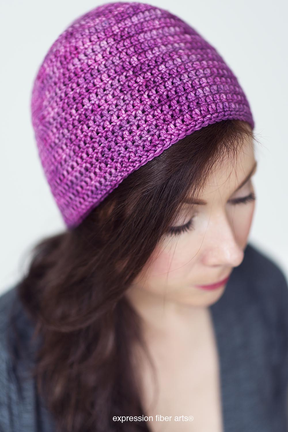 How To Crochet A Beanie – For Beginners – Expression Fiber Arts | A