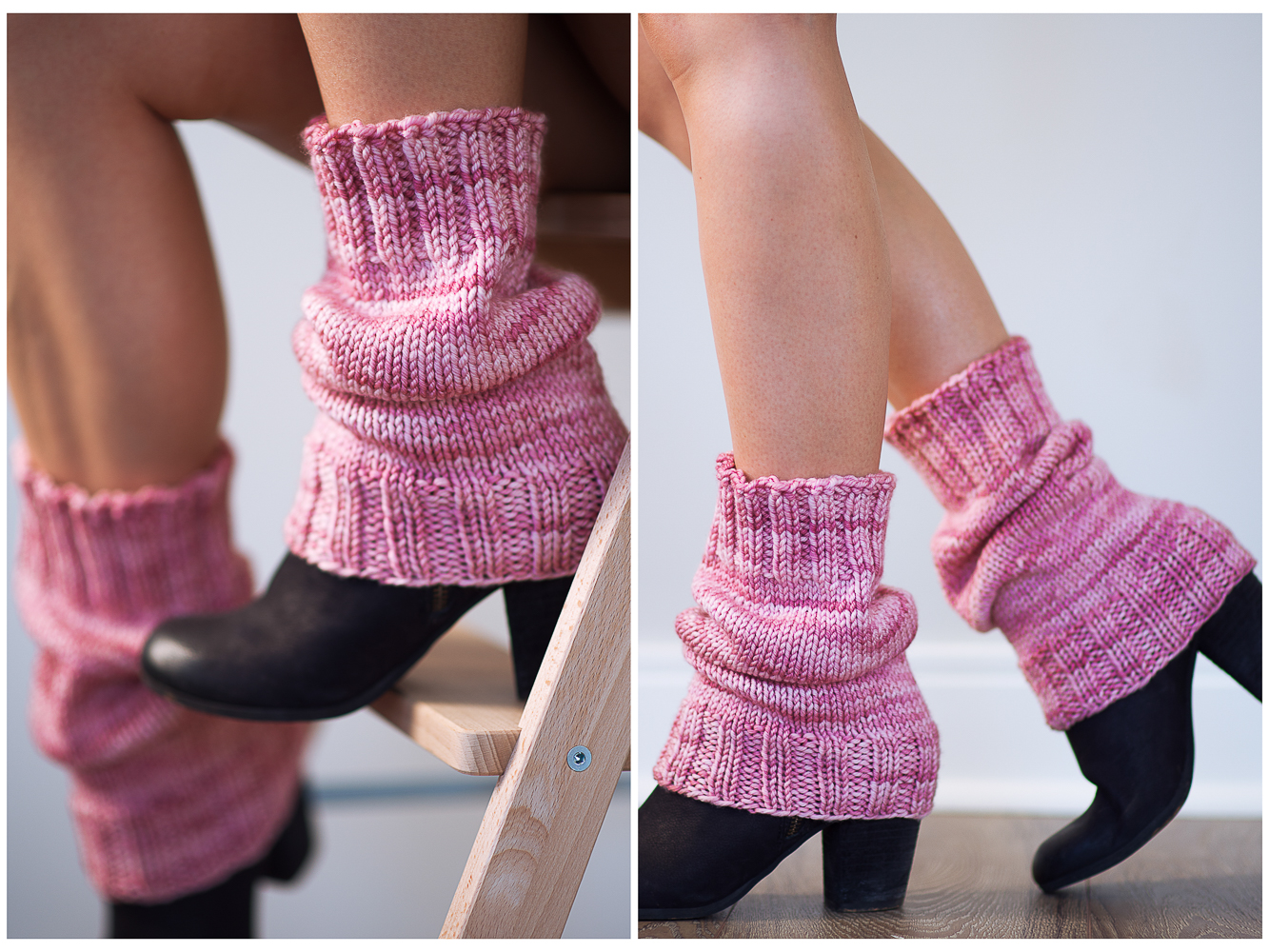 Free Scrunchable Knitted Leg Warmer Pattern Expression