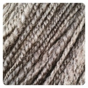 gray hand spun yarn wool