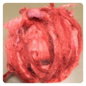 dyed cashmere red