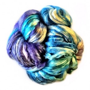 pure mulberry silk roving
