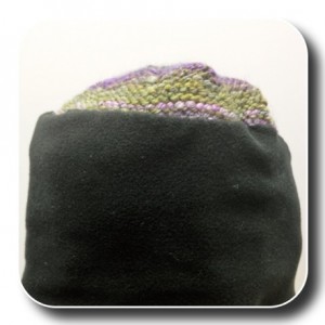 knitting a hat with a headband inside