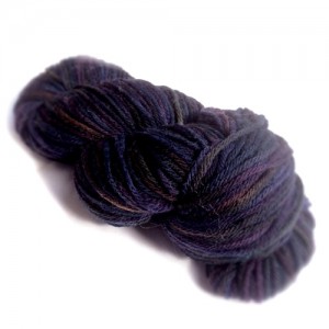 navy midnight blue wool yarn picture