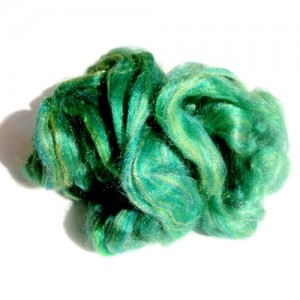 picture of green sparkly firestar roving