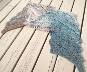 gradient handspun knit scarf pattern