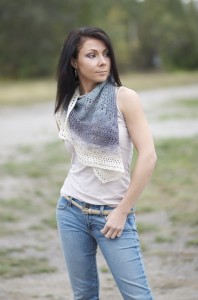 crocheted shawl pattern lace