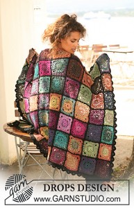 bohemian oasis free crochet afghan pattern