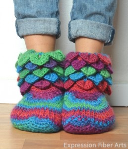 crocodile stitch crochet booties pattern