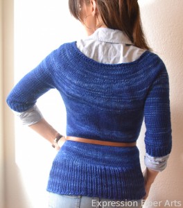 simplest knitting sweater pattern photo
