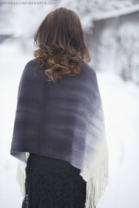how to dye an hombre/ombre shawl or wrap