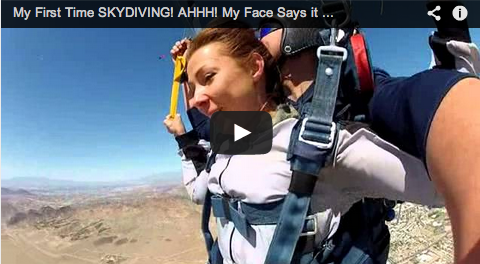 skydiving in las vegas CRAZY