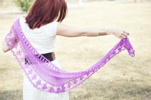 how to crochet a shawl