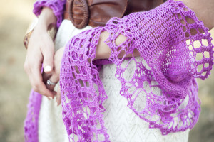 how to crochet a shawl