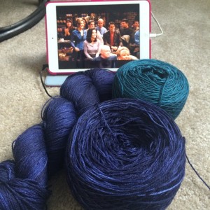 friends show and knitting