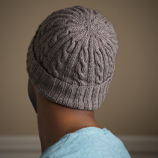 Man-Approved Cabled Hat Pattern - Expression Fiber Arts | A Positive