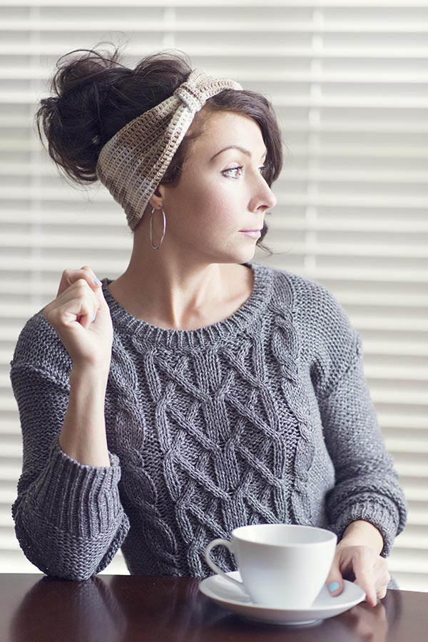 free crocheted pattern headband