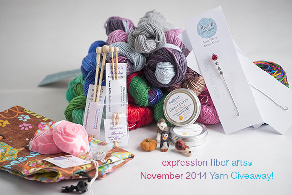 Yarn Giveaway! ~ November 2014 - Expression Fiber Arts