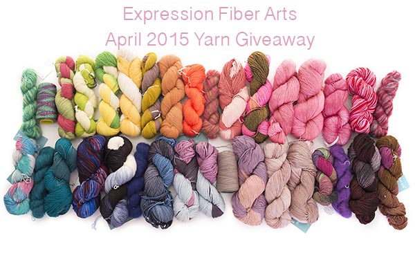 April 2015 Yarn Giveaway - Expression Fiber Arts | A Positive Twist on Yarn