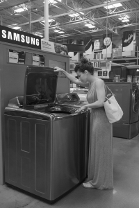 Chandi shopping for washers and dryers