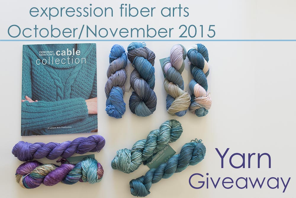 expression fiber arts luxury free yarn giveaway