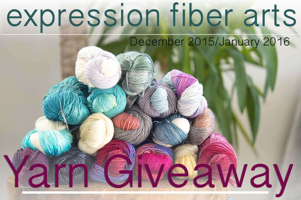 expression fiber arts free luxury hand dyed yarn giveaway chandi