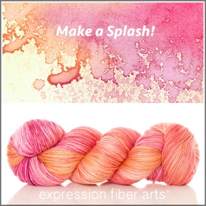 expression fiber arts dewy dk make a splash yarn