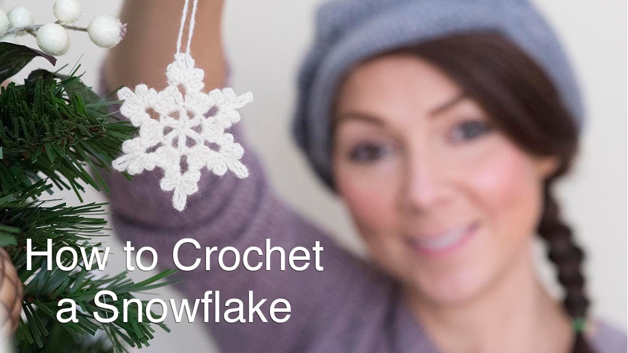 Crocheted Snowflake Decor : snowflake decor