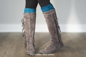 Expression Fiber Arts Free Bridgette Boot Toppers Crochet Pattern - download now!