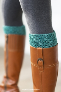 Expression Fiber Arts Danielle Knitted Boot Topper Pattern