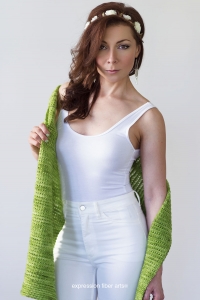 Free Secret Meadow Crochet Wrap Shawl Pattern by Expression Fiber Arts