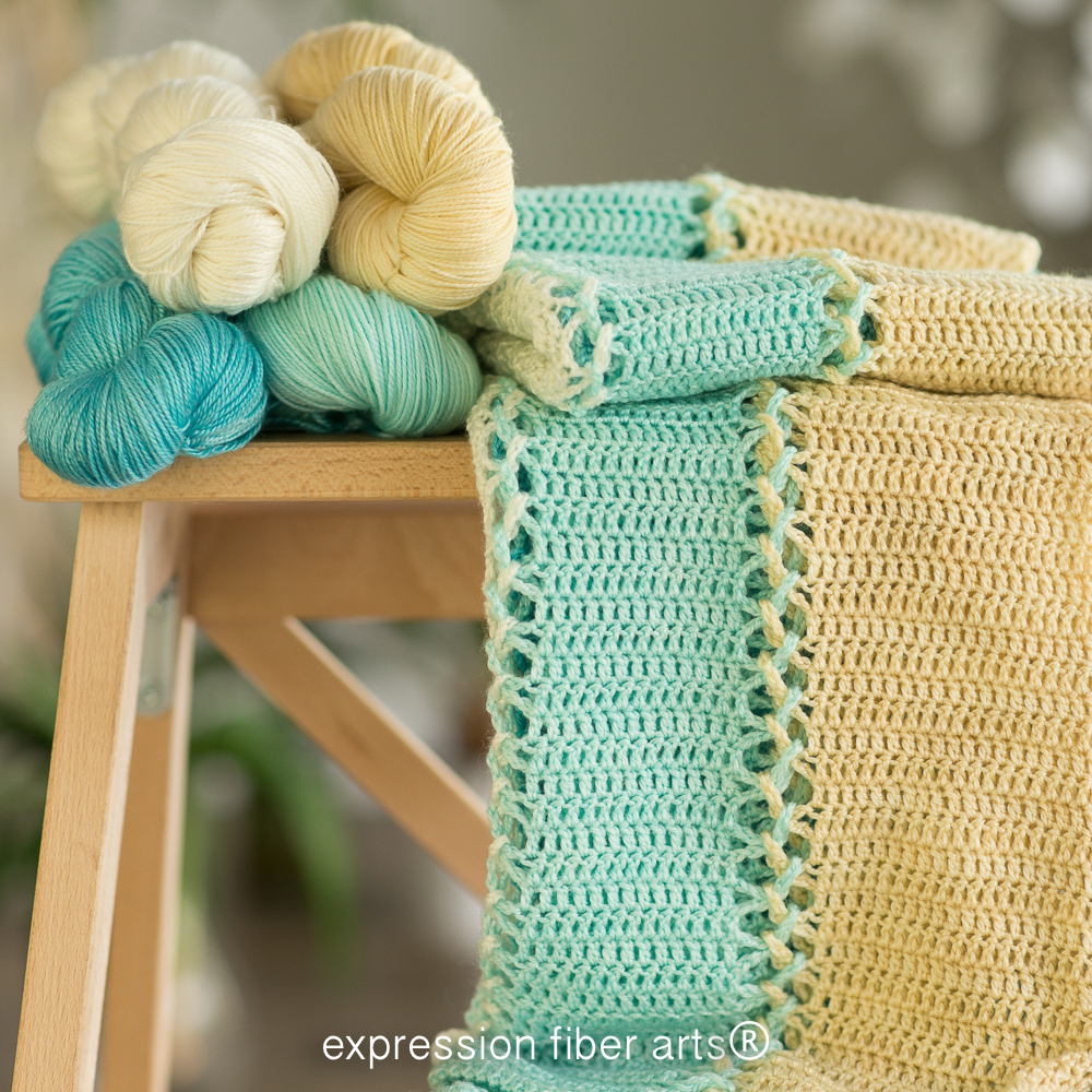 Crochet This Refreshed Blanket Pattern Today – Luxurious - Expression Fiber  Arts