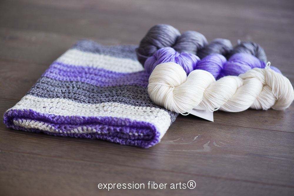 how to crochet an easy beginner baby blanket - pattern