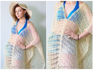 Shifting Sands Knitted Beach Tunic Pattern by Expression Fiber Arts