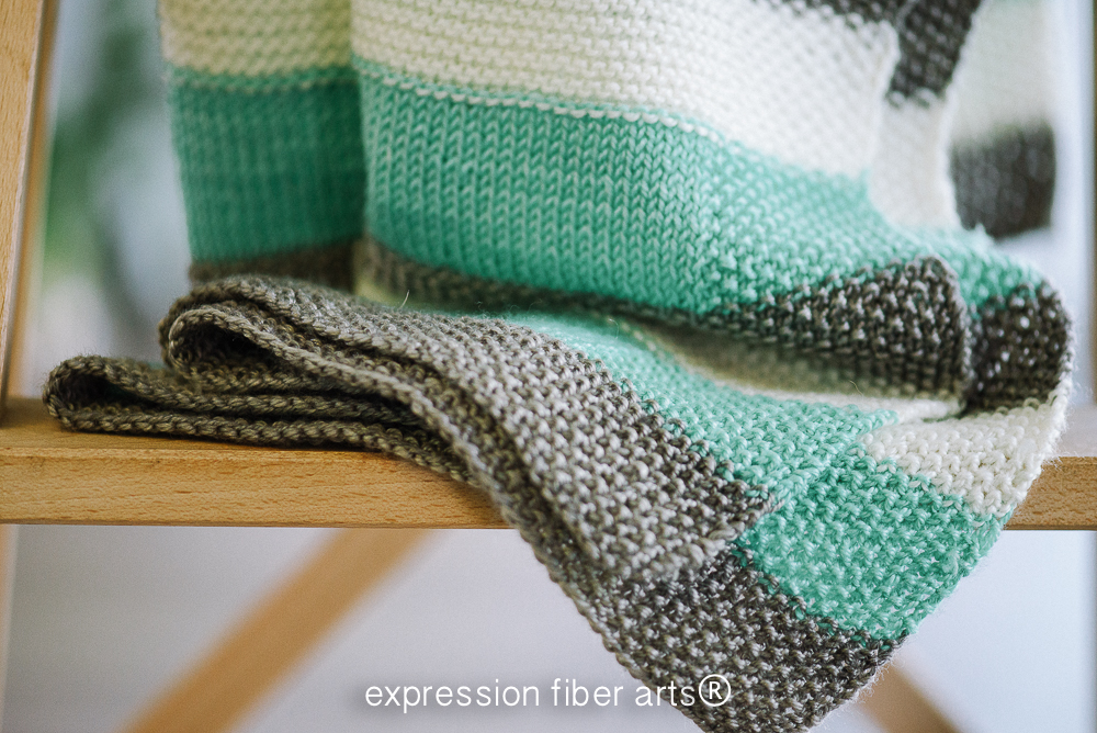 How To Knit A Baby Blanket Expression Fiber Arts A