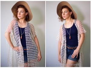 shimmering shells beach tunic crochet pattern