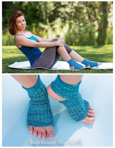 free knitting pattern - knitted asana yoga socks !