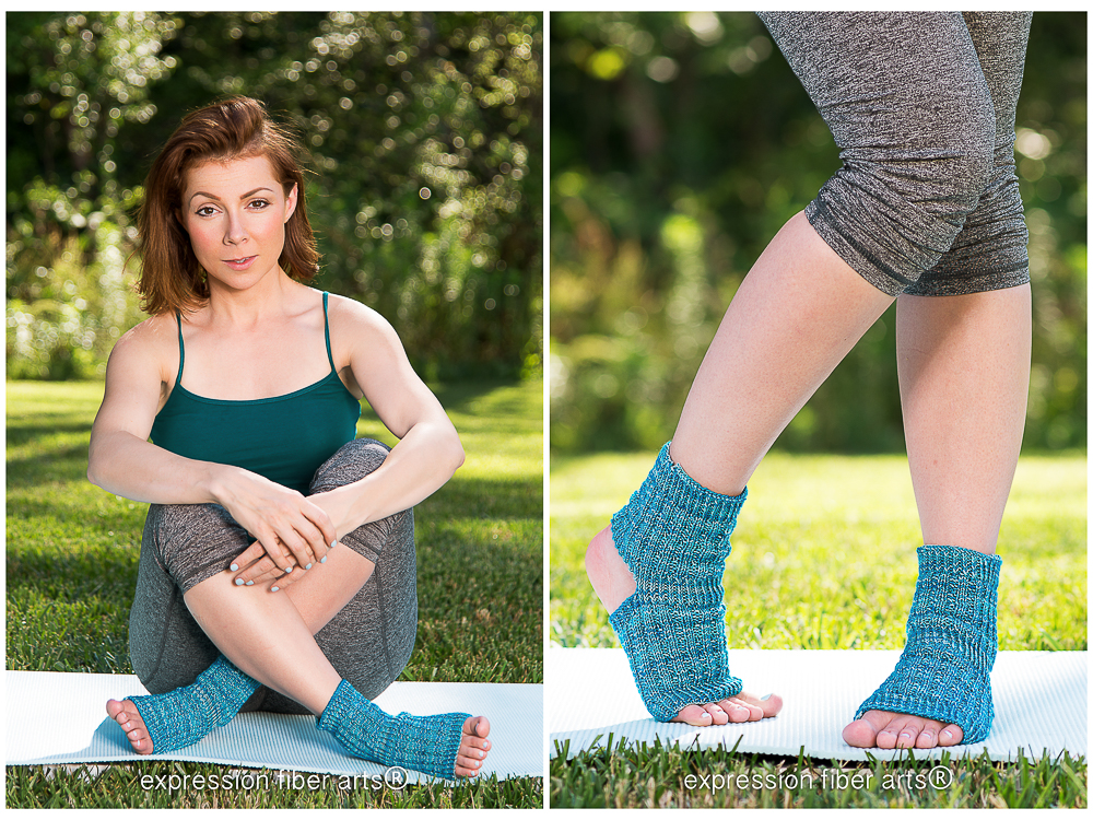 free knitting pattern - knitted asana yoga socks !