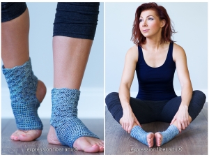 how to crochet yoga socks