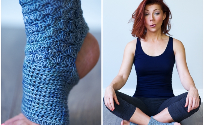 how to crochet yoga socks