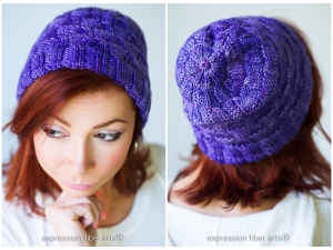 skipping stones knitted hat pattern