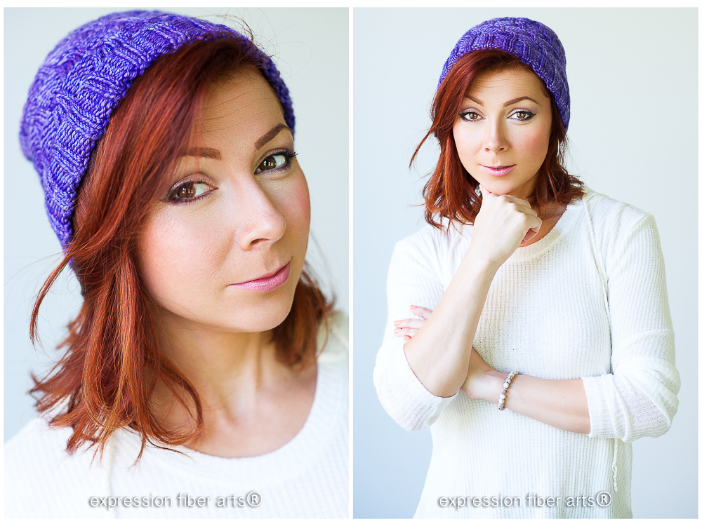 skipping stones knitted hat pattern