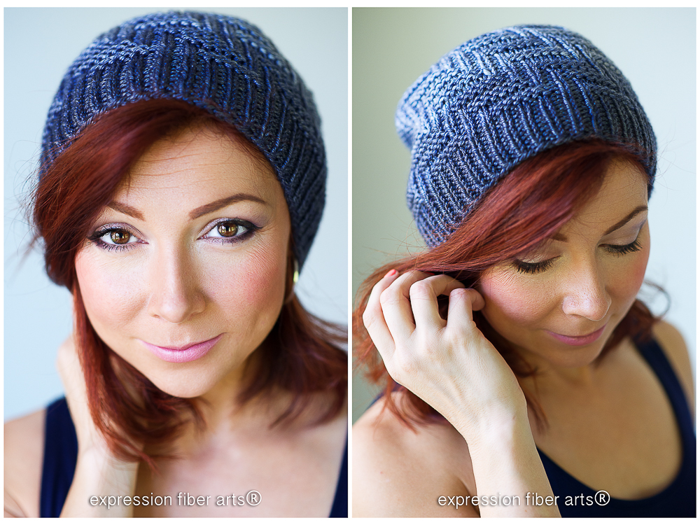 how to knit a gradient hat - hollowmont knitted hat pattern
