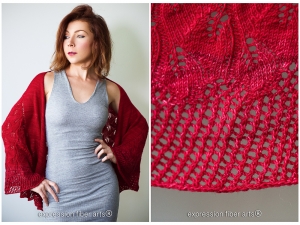 how to knit this autumn cascade shawl - a perfect cozy wrap!