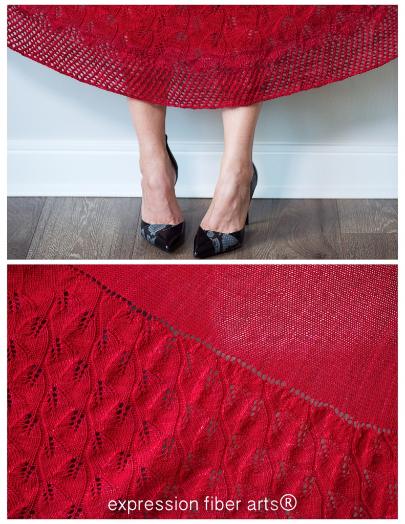 how to knit this autumn cascade shawl - a perfect cozy wrap!