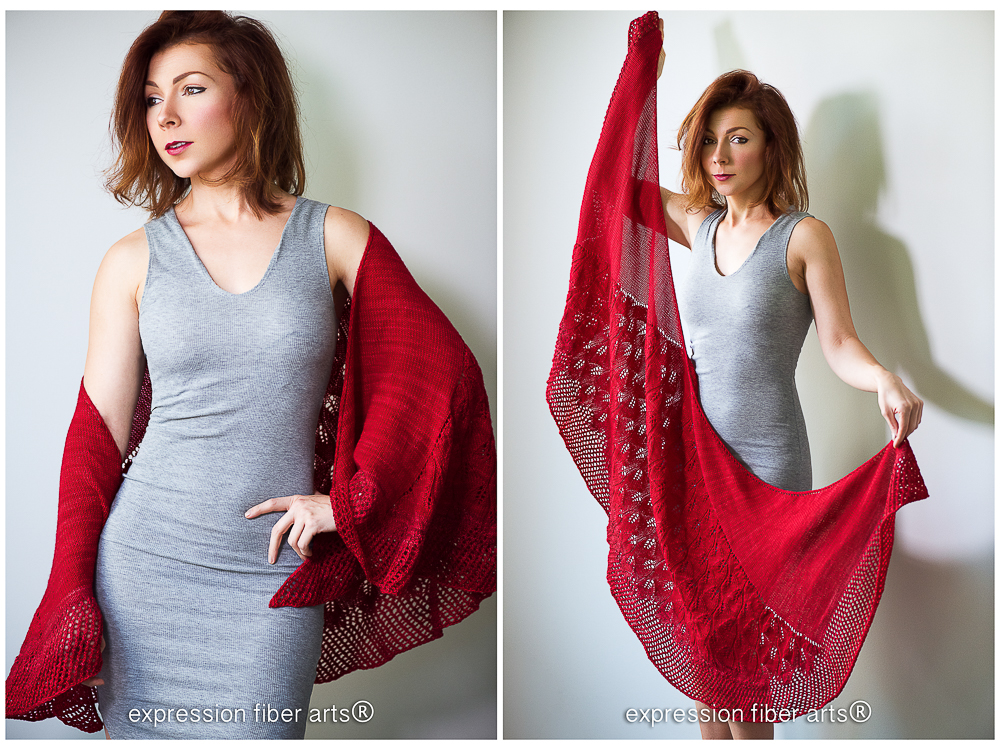 how to knit this autumn cascade shawl - a perfect cozy wrap!