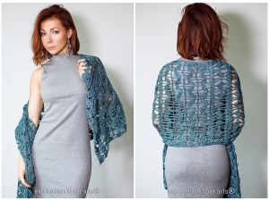 cozy season crochet shawl pattern