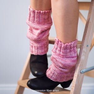 how to knit these scrunchable knitted leg warmers / boot toppers pattern