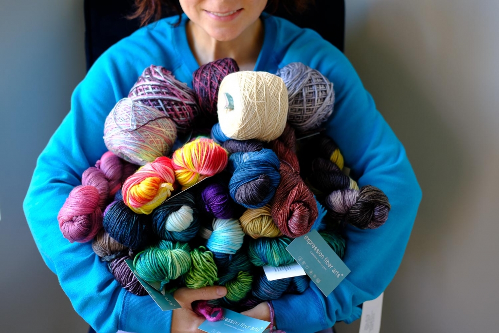 $1000 expression fiber arts november december 2016 yarn giveaway. enter now!