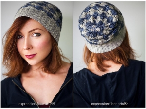 the traveler hat and mitten set - crochet pattern