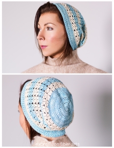 how to crochet this free Winter Wonderland hat pattern